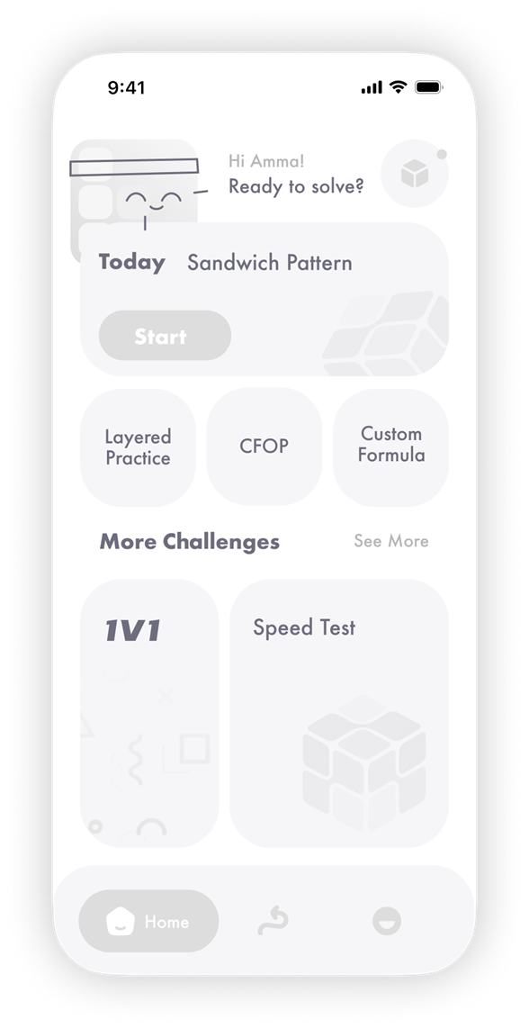 Task-led LiberCube homepage concept