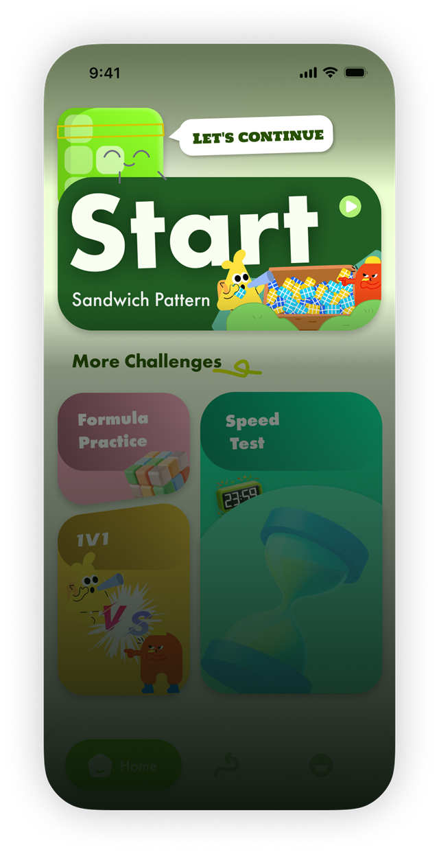 Character prompts the Start action